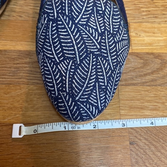 M. Moustache sustainable leather blue women loafers leaf print size EU 38. - Picture 12 of 12